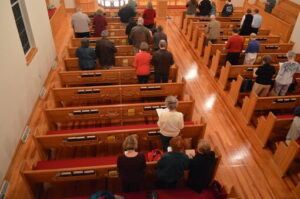 The First Saturday Evening Worship Service